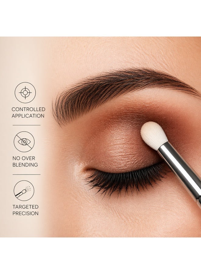 Eyeshadow Blending Brush – Precision Soft Blending Eye Brush for Crease & Seamless Diffusion, Fluffy Small Makeup Brush for Smooth Eyeshadow Blending - Image 5