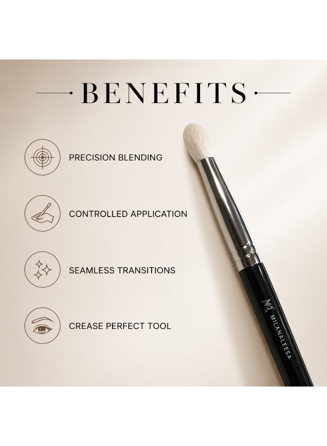 Eyeshadow Blending Brush – Precision Soft Blending Eye Brush for Crease & Seamless Diffusion, Fluffy Small Makeup Brush for Smooth Eyeshadow Blending - Image 3