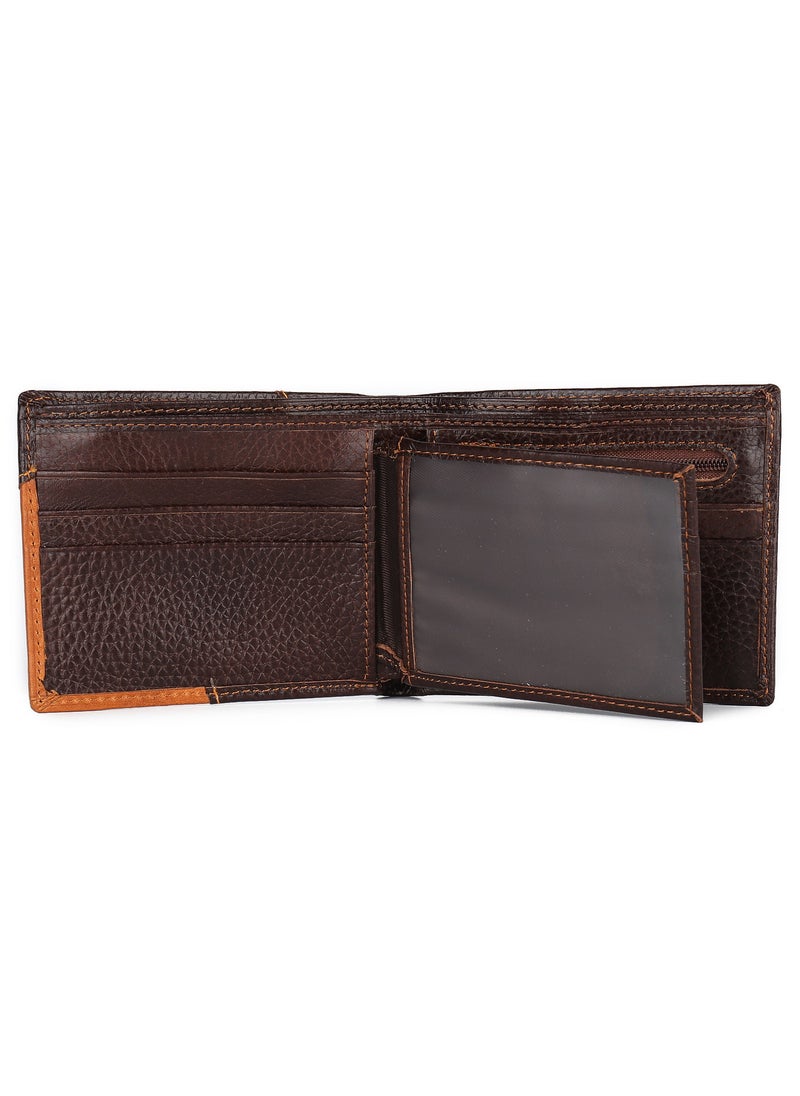 GUBINTO - Men's personalized splicing wallet wallet creative leather wallet - Image 1