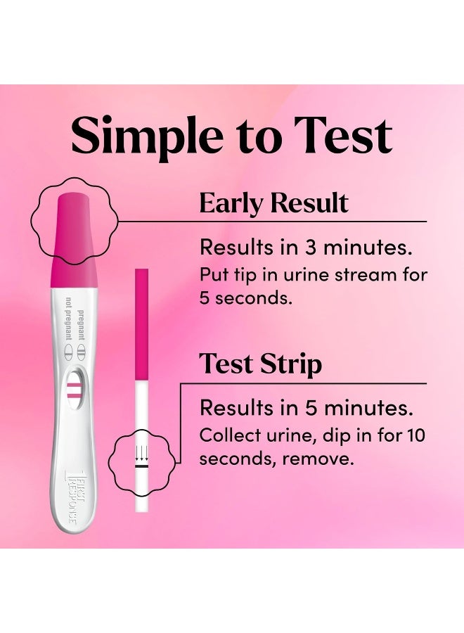 FIRST RESPONSE Comfort Check Pregnancy Test, 8 Count, Pink & White - Image 4