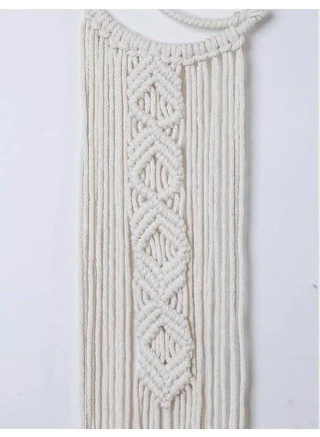 ناما "دلاية مكرمية نجمة وهلال رمضان | زينة حائط بوهو بخيوط قطنية أنيقة - ديكور رمضاني مميز للمنزل والمناسبات" - Image 3