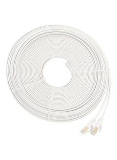 NIBEMINENT CAT 7 RJ45 LAN Ethernet Connector Cable White  - Image 1