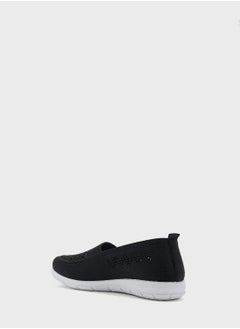 Ginger Textured Detail Slip On Comfort Shoe  - Image 3