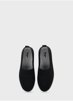 Ginger Textured Detail Slip On Comfort Shoe  - Image 5