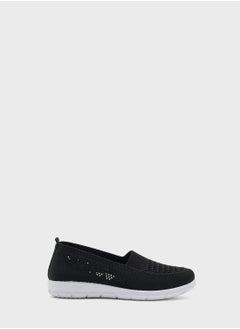 Ginger Textured Detail Slip On Comfort Shoe  - Image 2