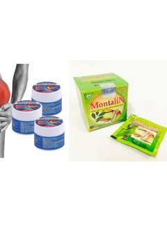 Montalin Asli- Jamu Pegal Linu Dan Asam Urat With 3 Pieces of Pain Cream