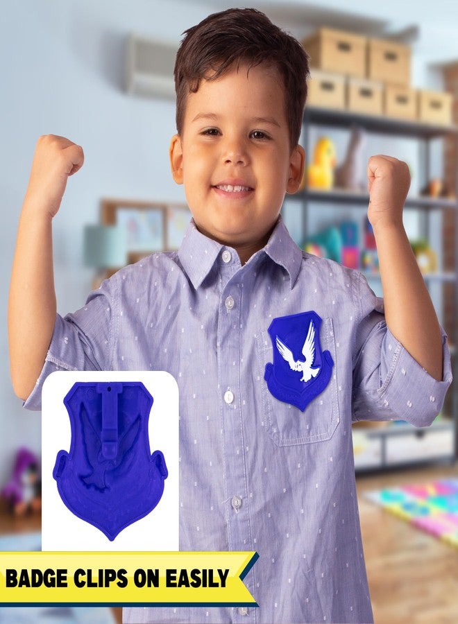 ArtCreativity لعبة ميغافون شرطة من آرت كرييتيفيتي للأطفال - ميغافون لعبة مع شارة شرطة - وضع صفارة الإنذار مع أضواء مت闪ة - ألعاب تمثيل شرطة للأولاد من 8-12 - ألعاب صاخبة لساعات من المرح - Image 4