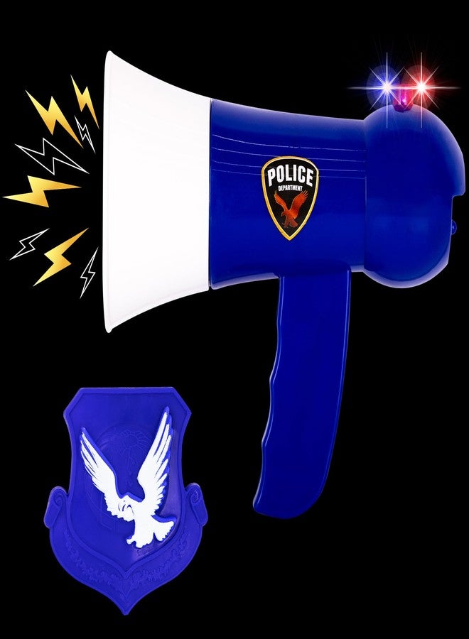 ArtCreativity لعبة ميغافون شرطة من آرت كرييتيفيتي للأطفال - ميغافون لعبة مع شارة شرطة - وضع صفارة الإنذار مع أضواء مت闪ة - ألعاب تمثيل شرطة للأولاد من 8-12 - ألعاب صاخبة لساعات من المرح - Image 2