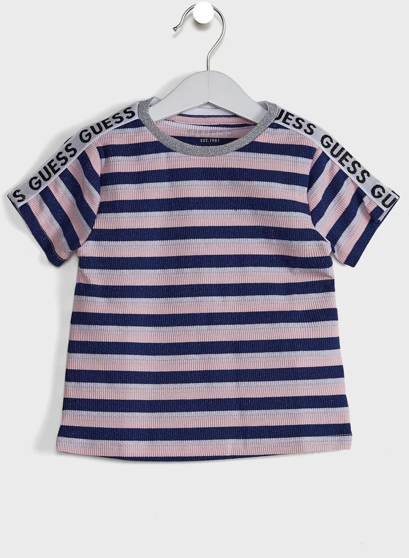 GUESS Kids Color Striped T-Shirt