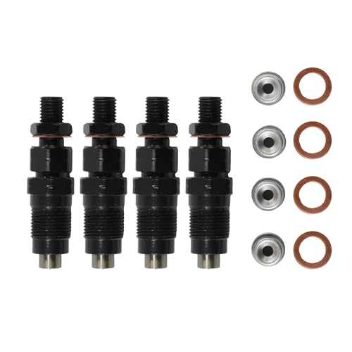 FIWARY 4pcs TD27 Fuel Injector Set 16600-43G23 for Nissan Navara D21 D22 2.7L 1990-1997 Plug and Play Direct Replacement Kit - Image 4