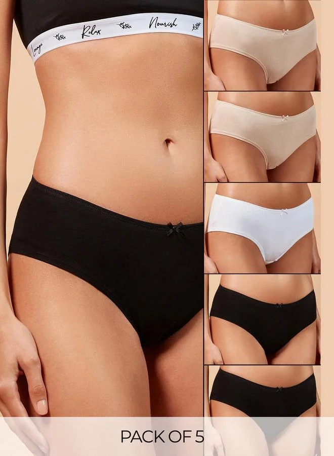 سبلاش فيڤ Set of 5 - Briefs with Elasticated Waistband and Antibacterial Protection