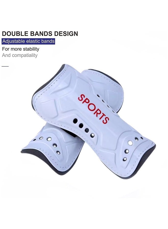 Generic 2 PCS Soccer Shin Guards Football Shin Protective Board Soccer Training Calf Protector Breathable Football Leg Pad  - Image 3