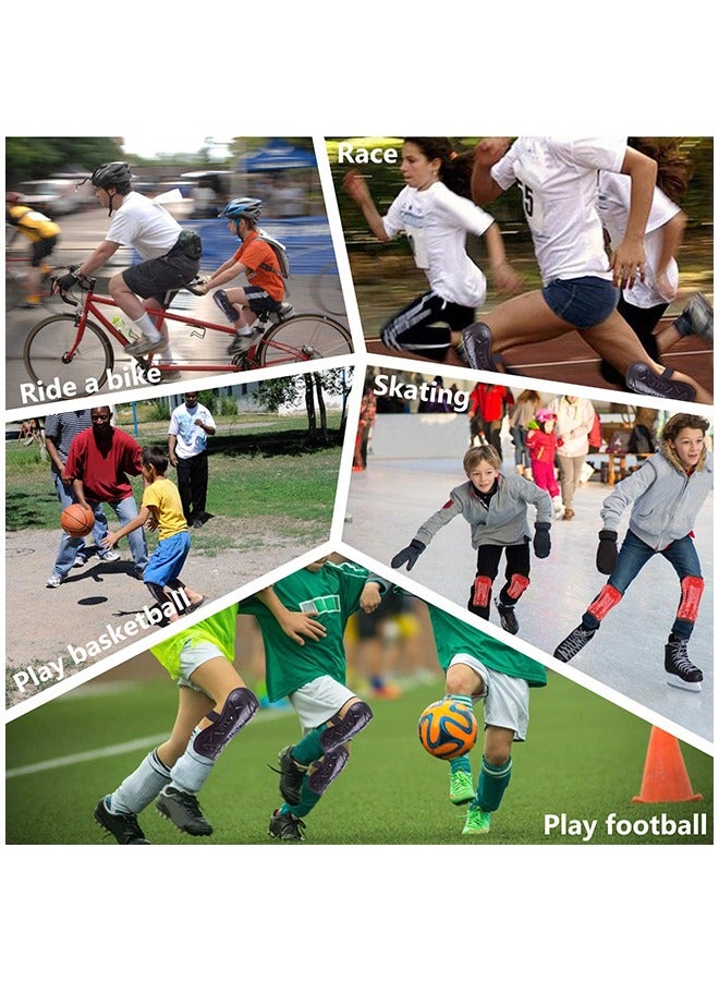 Generic 2 PCS Soccer Shin Guards Football Shin Protective Board Soccer Training Calf Protector Breathable Football Leg Pad  - Image 5