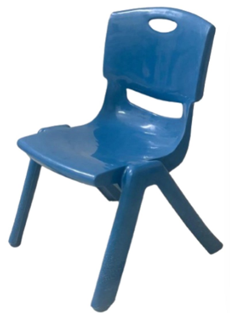 1 Pcs Baby Plastic Chair For Kids Blue - Image 1