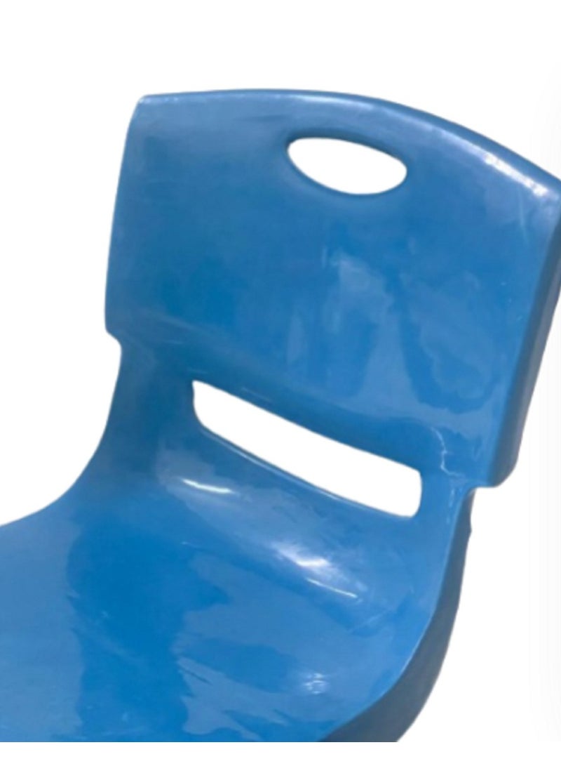 1 Pcs Baby Plastic Chair For Kids Blue - Image 4