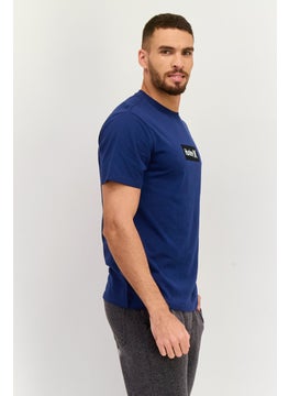 Hurley Men Sportswear Fit Short Sleeve Outdoor T Shirt, Navy  - Image 2