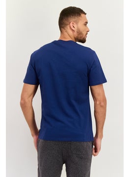 Hurley Men Sportswear Fit Short Sleeve Outdoor T Shirt, Navy  - Image 3