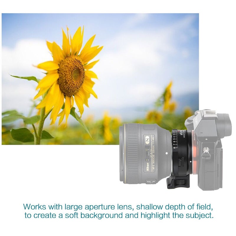 VILTROX NF-NEX Mount Adapter Ring for Nikon F Series Lens to Sony E Mount Camera - Image 4