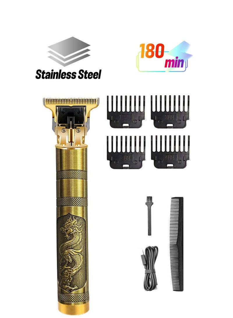 يتم استخدام مقصات الشعر الذهبية المحترفة وبدلات تصليع الصلع في مقص الشفرة عالي الجودة ، للعناية الشخصية - Image 1