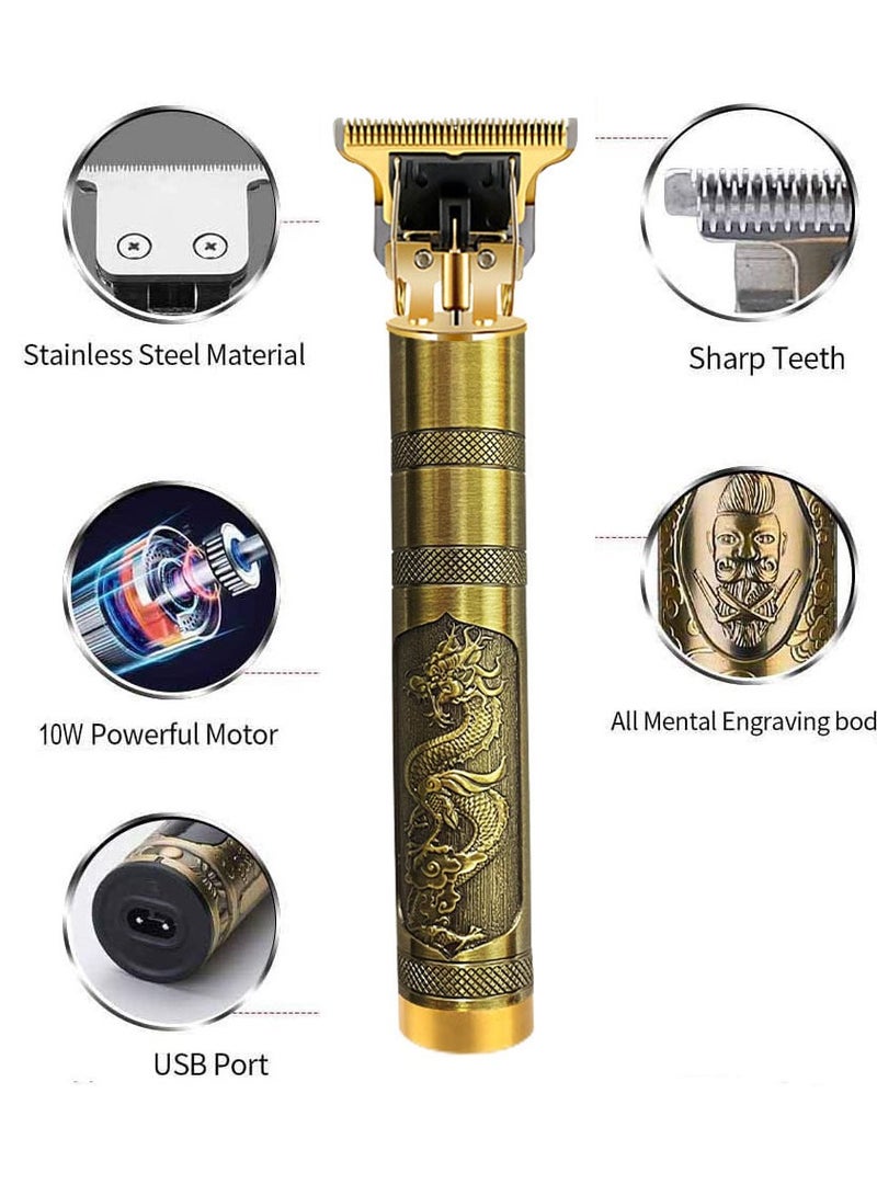 يتم استخدام مقصات الشعر الذهبية المحترفة وبدلات تصليع الصلع في مقص الشفرة عالي الجودة ، للعناية الشخصية - Image 2