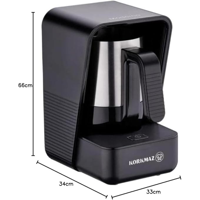 Korkmaz Moderna Coffee Machine BlackSatin Ka863 - Image 5