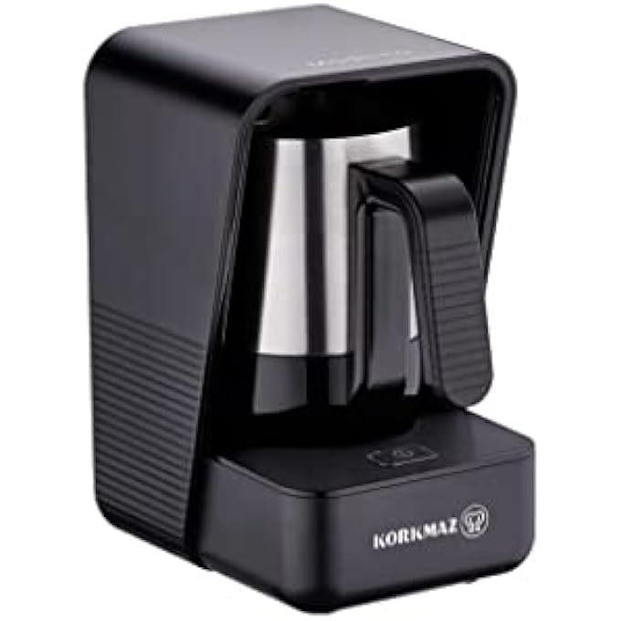 Korkmaz Moderna Coffee Machine BlackSatin Ka863 - Image 1