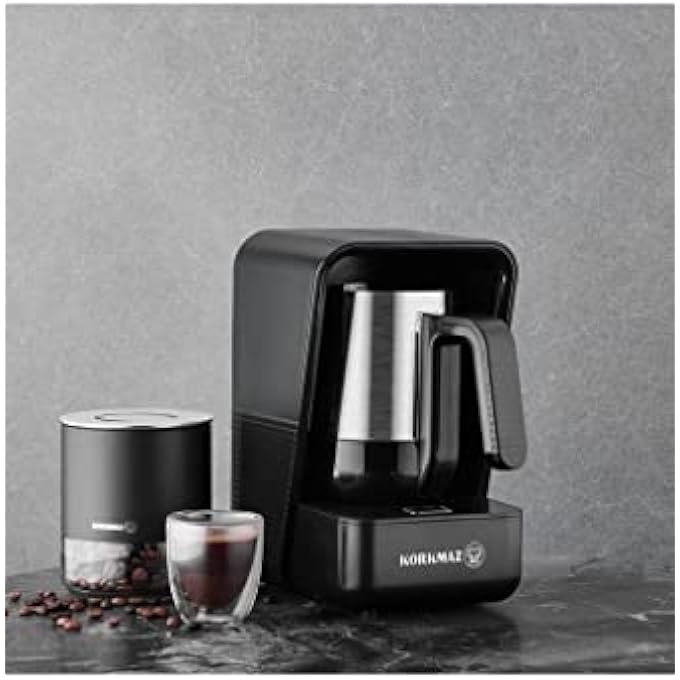 Korkmaz Moderna Coffee Machine BlackSatin Ka863 - Image 4