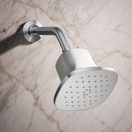 Kohler 37722YCP Cinq Square singlefunction filtered showerhead 25 gpm Polished Chrome - Image 3
