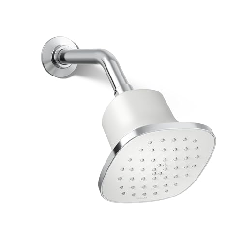 Kohler 37722YCP Cinq Square singlefunction filtered showerhead 25 gpm Polished Chrome - Image 1