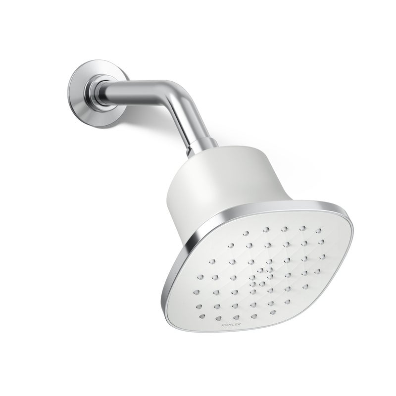 Kohler 37722YCP Cinq Square singlefunction filtered showerhead 25 gpm Polished Chrome - Image 2