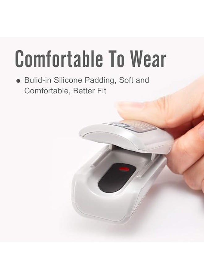 جهاز قياس الأكسجين والنبض – مع شاشة LED لعرض معدل الأكسجين والنبض - Image 4