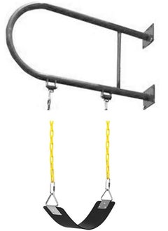 Funz Iron Wall Swing With Swing Seat And Chains For Outdoor Activities  - Image 4
