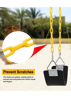 Funz Iron Wall Swing With Swing Seat And Chains For Outdoor Activities  - Image 5
