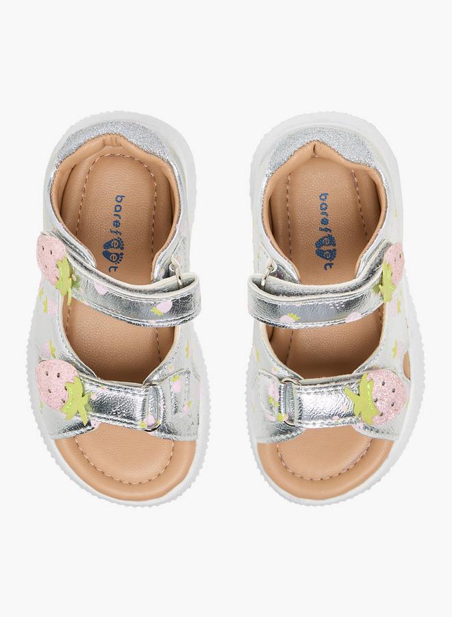 Barefeet Girls Hook and Loop Sandals - Image 2