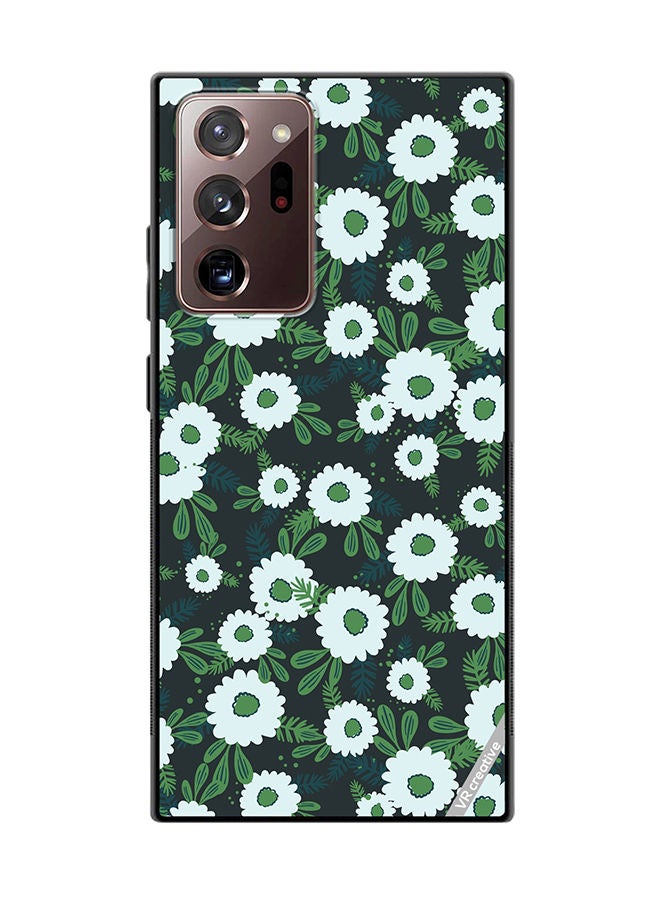 VR CREATIVE Protective Case Cover For Samsung Galaxy Note20 Ultra 5G Floral Pattern Based On Traditional Folk Art Ornaments Design Multicolour - Image 1