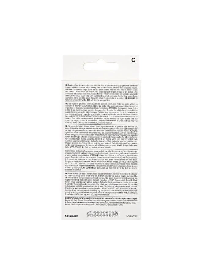 Kiss Voguish Fantasy Nails - Medium Length FV21C - Image 4