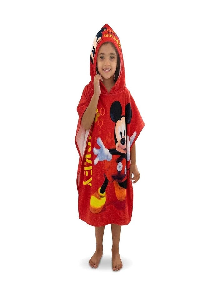 Athom Trendz Athom Living Disney Mickey Mouse Kids Hooded Bath Towel Poncho 60x120 cm - Image 2