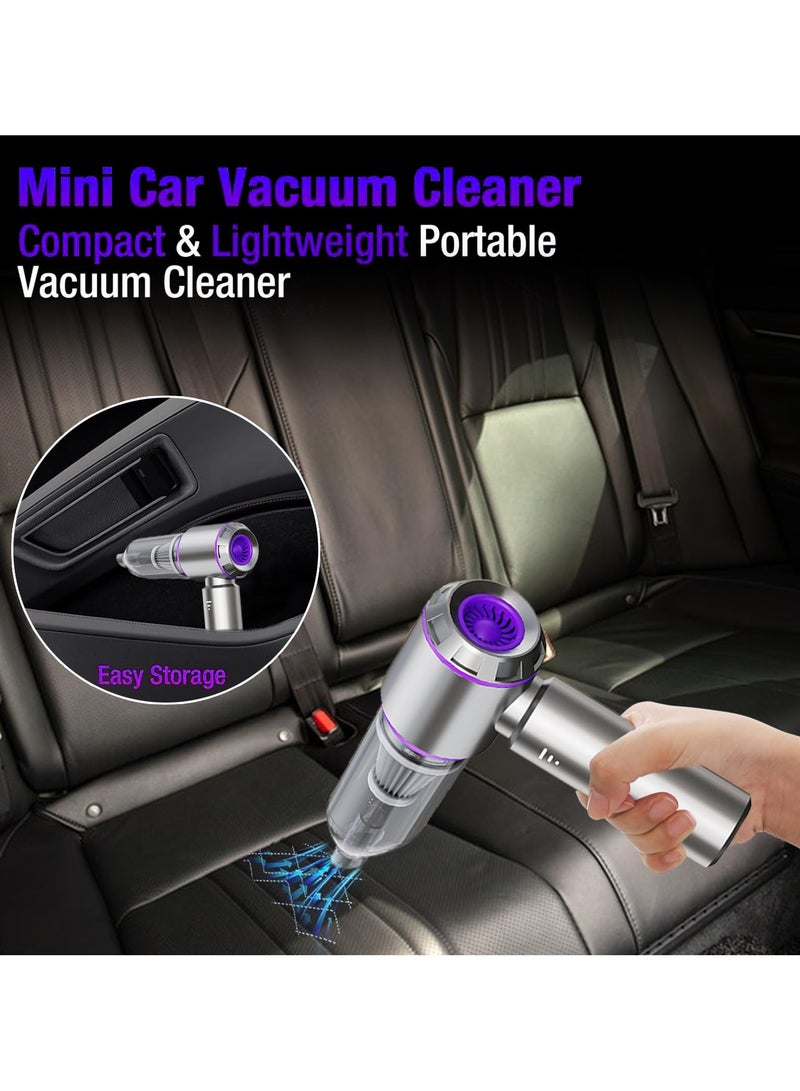 Dominy Handheld Car Vacuum Cleaner Cordless，19000PA High Power Car Vacuum Cleaner and Air Duster, 3-in-1 Portable Mini Car Vacuum Cleaner, 120W High Power Hand Held Vacuum for Car, Home, Office, Pet  - Image 3
