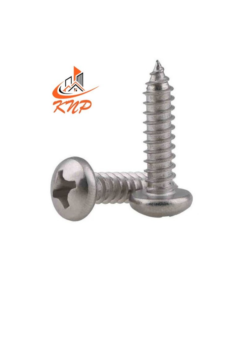 KNP KNP Pan Head Self-Tap Screws - Pack of 40 (3/4" x 6g) - Image 1