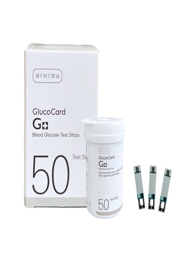 Arkray Glucocard G+ 50 Bottlepack Blood Glucose Test Strips For Glucocard G+ Glucometer - Image 1