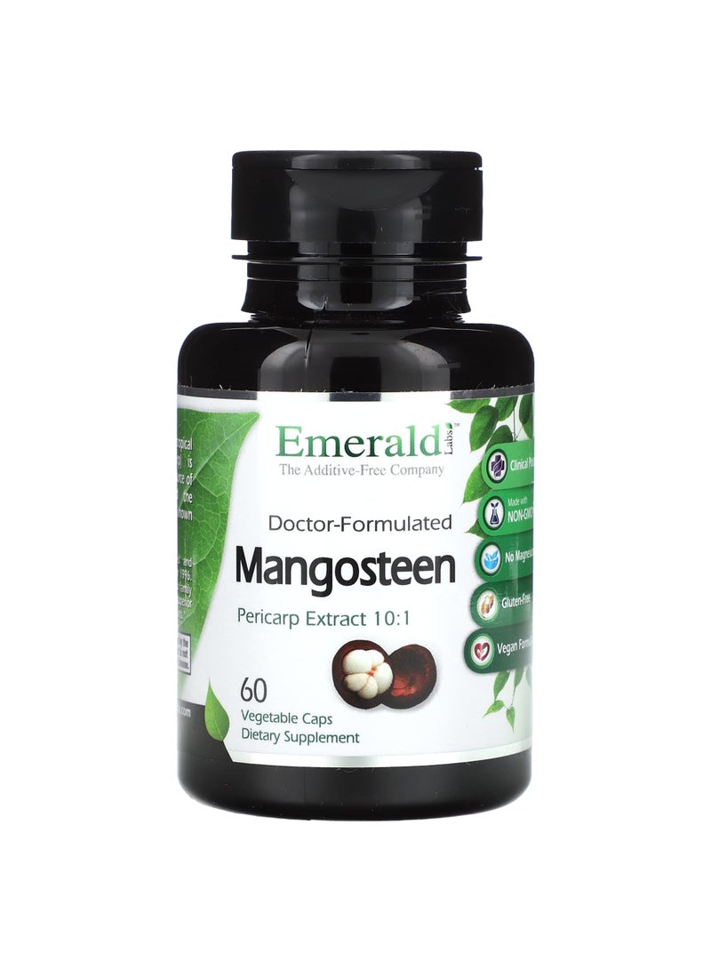 Emerald Laboratories Mangosteen, 60 Vegetable Caps (600 mg per Capsule)