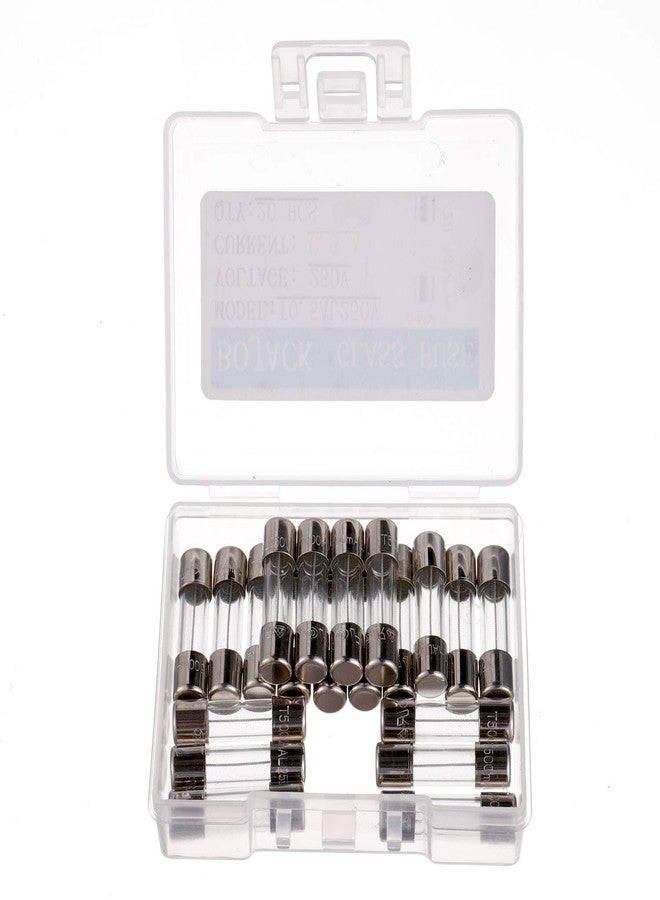 BOJACK T0.5AL250V 5x20mm 0.5A 250V Slow Impact Glass Fuses 0.5 Amp 250 Volt 0.2 x 0.78 Inch Glass Tube Delay Fuses (Pack of 20) - Image 2