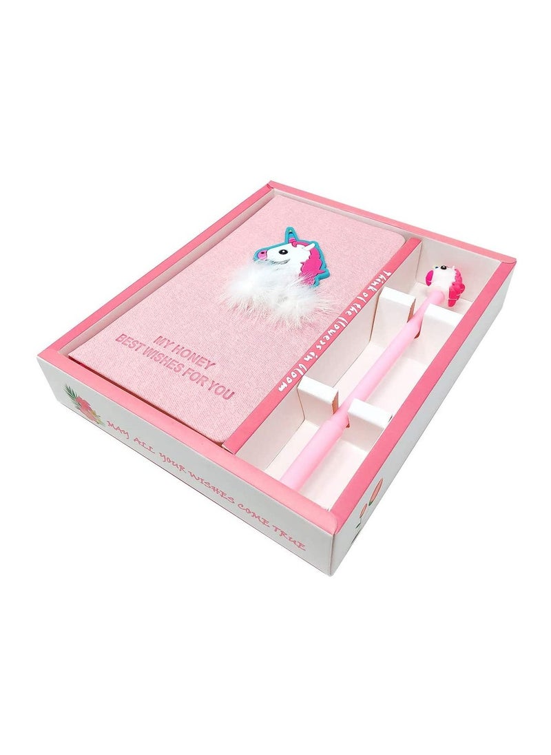 Cool Baby COOLBABY Cute Notebook Gel Pen Set, Diary Journal Gift Set, Unicorn  - Image 2