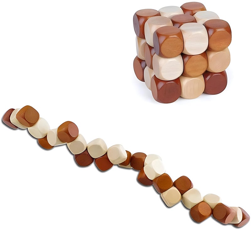 MAGIKON Brain Teaser Cube Puzzle Toy (Snake Cube)… - Image 3