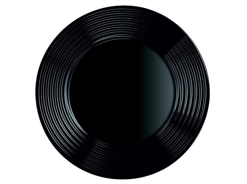 Arcoroc ARC Harena L7613 Flat Plate 19 cm Opal Glass Black