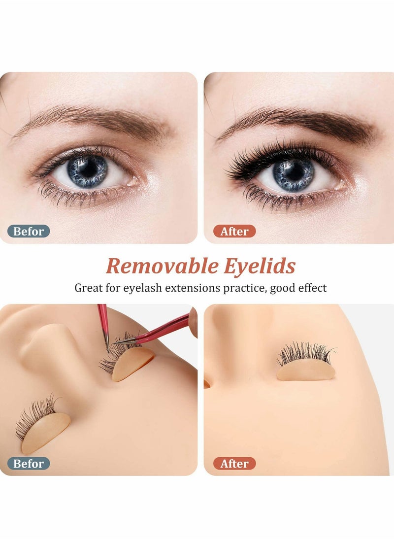 Generic - 3 Pairs Reusable Silicone Eyelash Extensions Training Base - Image 1