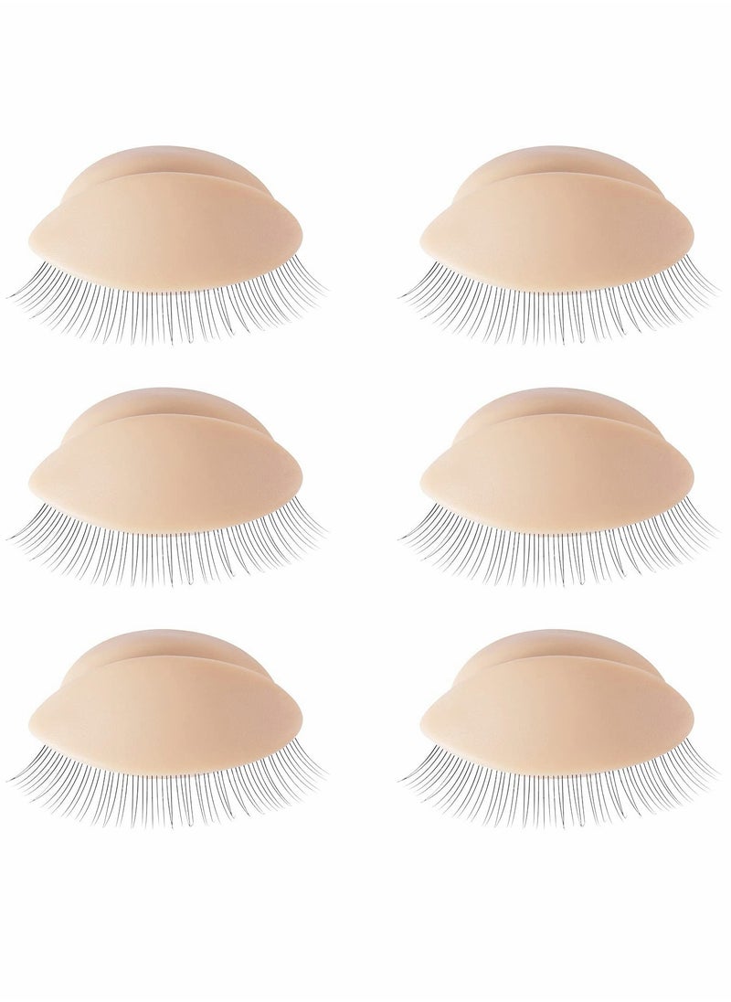 Generic - 3 Pairs Reusable Silicone Eyelash Extensions Training Base - Image 1