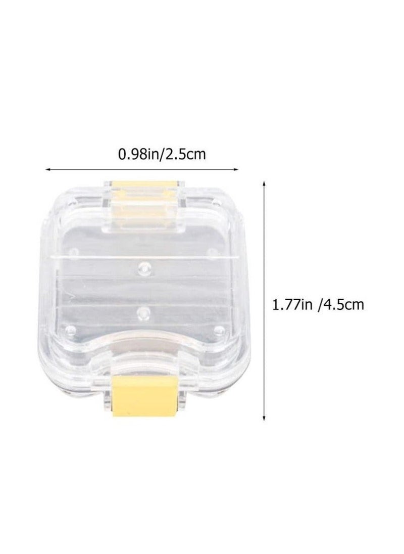 Denture Kit Tooth Saver Transparent Membrane Film Tooth Box: 3Pcs Dental and Bridge Box with Denture Retainer Holder False Teeth Container Denture Storage Case Denture Case  - Image 5