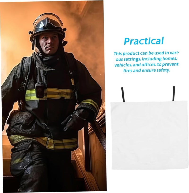 Emergency Fire Blanket Fiberglass Home Protection Mat Fireproof for Campfire - Image 4