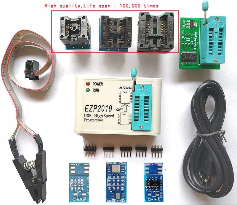 ICTOLTOL EZP2019 مبرمج شريحة USB SPI عالي السرعة - Image 2